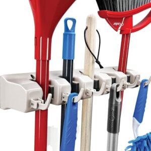 Mop And Broom Holder Wall Mount