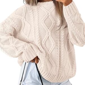 Trendy Queen Women's Oversized Cable Knit